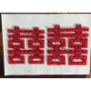 Cặp 2 chữ song hỷ vuông đính pha lê, phụ kiện áo dài dâu rể, giảm giá chỉ 179.000 VND 2