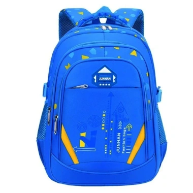 Cặp balo học sinh nam nữ cấp 1-2 vải dù chống thấm xước, nhiều màu, giá 165.000₫ 3