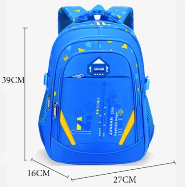 Cặp balo học sinh nam nữ cấp 1-2 vải dù chống thấm xước, nhiều màu, giá 165.000₫ 5