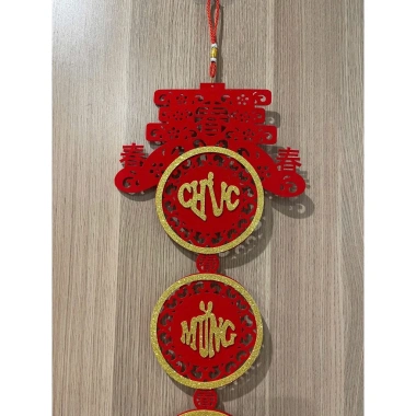 Cặp Câu Đối Treo Tết Xuân Bính Ngọ 2.026 Đón Tài Lộc Chúc Mừng Năm Mới Giá 50K