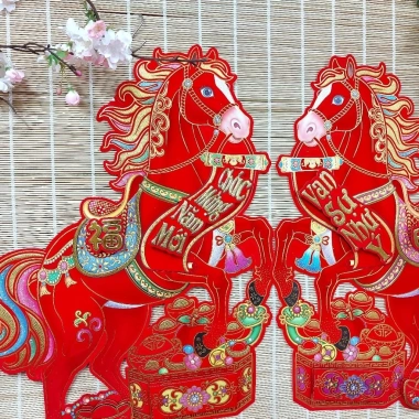 Cặp Dán Cửa Bình Ngọ 2.026 Tài Lộc - 40/50/60cm, Giá Ưu Đãi 35.000 VNĐ 4 Cặp Dán Cửa Bình Ngọ 2.026 Tài Lộc - 40/50/60cm, Giá Ưu Đãi 35.000 VNĐ 4
