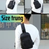 Cặp đeo chéo nam BAVY FASHION canvas chống nước, thời trang Hàn Quốc, chống trộm - Giá chỉ 169.000₫ 4