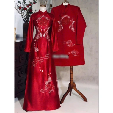 Cặp hạc thêu đối xứng trang trí áo dài xinh xắn - Giá ưu đãi 75.000 VNĐ 3 Cặp hạc thêu đối xứng trang trí áo dài xinh xắn - Giá ưu đãi 75.000 VNĐ 3