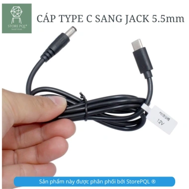Cáp PD59 Type C PD sang 12V 5.5x2.1, sạc nhanh dự phòng cho WiFi khi mất điện - Giá 47.040đ