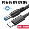 Cáp PD59 Type C PD sang 12V 5.5x2.1, sạc nhanh dự phòng cho WiFi khi mất điện - Giá 47.040đ 2