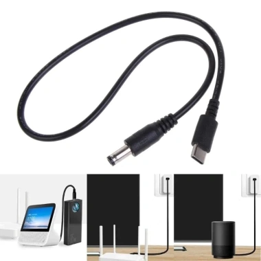 Cáp PD59 Type C PD sang 12V 5.5x2.1, sạc nhanh dự phòng cho WiFi khi mất điện - Giá 47.040đ