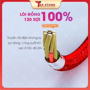 Cáp sạc 3 trong 1 tự rút Type C Micro USB L‑Ning gọn nhẹ chống rối du lịch - DS3D100W 4