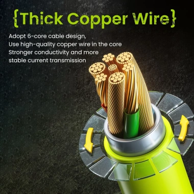 Cáp sạc 4 trong 1 WEKOME 240W 1.2m USB-A Type-C cho MacBook iPad iPhone - 115.200 VND 5 Cáp sạc 4 trong 1 WEKOME 240W 1.2m USB-A Type-C cho MacBook iPad iPhone - 115.200 VND 5
