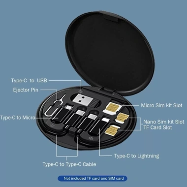 Cáp Sạc Đa Năng 6In1 Phantom PT3 - Bỏ Túi Tiện Lợi Du Lịch Kệ Điện Thoại 71.500₫ 4