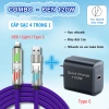 Cáp sạc nhanh 4 trong 1 240W - Đầu hợp kim kẽm siêu bền, hỗ trợ iPhone Android, giá 47.000 VND 8
