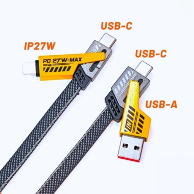 Cáp sạc nhanh đa năng 4in1 – Sạc nhanh, truyền dữ liệu, hỗ trợ mọi thiết bị, giá chỉ 59.000₫