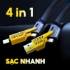 Cáp sạc nhanh đa năng 4in1 – Sạc nhanh, truyền dữ liệu, hỗ trợ mọi thiết bị, giá chỉ 59.000₫ 8