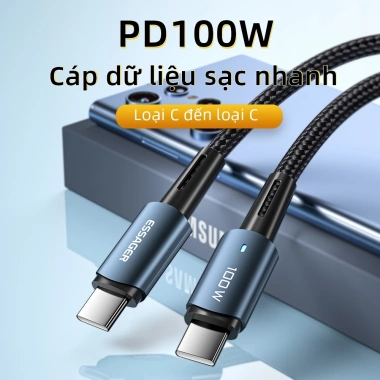 Cáp sạc nhanh ESSAGER PD 100W/60W Type-C 5A hỗ trợ AFC, QC4.0, QC3.0 - Tương thích iPhone và Samsung, chỉ 38.000 VND 3