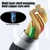 Cáp sạc nhanh LED Type-C 240W trong suốt, 4 độ dài nylon không rối, tương thích điện thoại và tablet - 51.920 VND 9