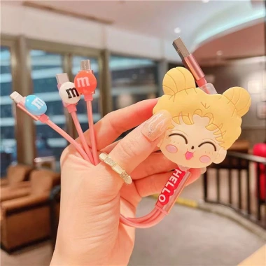 Cáp sạc nhanh USB type-c Android ba trong đa năng cho xe hơi - Giá 104.500 VND 5
