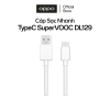 Cáp Sạc OPPO Type-C Super VOOC 65W DL129 Chính Hãng - Giá chỉ 150.000₫
