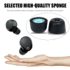 Cặp Tai Nghe Nhét Tai S/M/L cho Sony WF-1.000XM5 - Siêu Mềm, Chống Trượt, Khử Tiếng Ồn, Nút Trắng Đen 6