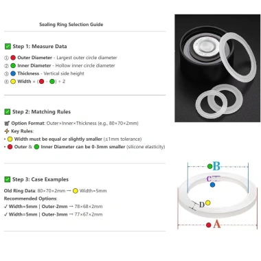 Cấp Thực Phẩm Silicon 8 Chiếc - Nắp Cốc Chống Rò Rỉ, Chịu Nhiệt cho Cốc Nhiệt/Nước - 47.410 VND