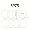 Cấp Thực Phẩm Silicon 8 Chiếc - Nắp Cốc Chống Rò Rỉ, Chịu Nhiệt cho Cốc Nhiệt/Nước - 47.410 VND 10