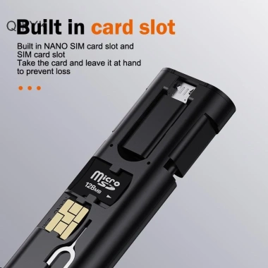 Cáp USB C PD60W sạc nhanh 15W cho iPhone 15 Pro Max – Hộp lưu trữ đa chức năng 6