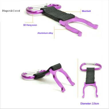 Carabiner Chai Nước 2 Chiếc Khóa Móc Giá Đỡ - Bền cho Cắm Trại, Đi Bộ - Giá 38,940₫