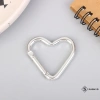Carabiner Hợp Kim Nhôm Hình Trái Tim 1 Cái - Móc Chìa Khóa, Kẹp Đa Năng Cho Du Lịch và Ngoài Trời 5