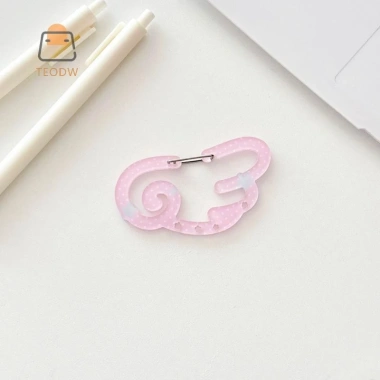 Carabiner Leo Núi Chấm Bi Hình Cánh Màu Kẹo - Khóa Acrylic Đa Năng, Móc Ba Lô 60.390₫