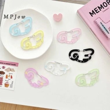 Carabiner Leo Núi MPJow Đa Năng Khóa Acrylic Hình Chấm Bi - Móc Ba Lô, Kẹo Màu 2