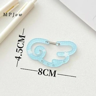 Carabiner Leo Núi MPJow Đa Năng Khóa Acrylic Hình Chấm Bi - Móc Ba Lô, Kẹo Màu 5