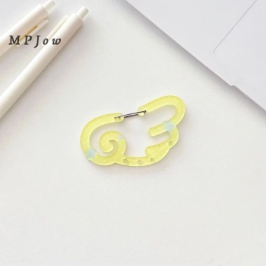 Carabiner Leo Núi MPJow Đa Năng Khóa Acrylic Hình Chấm Bi - Móc Ba Lô, Kẹo Màu 8