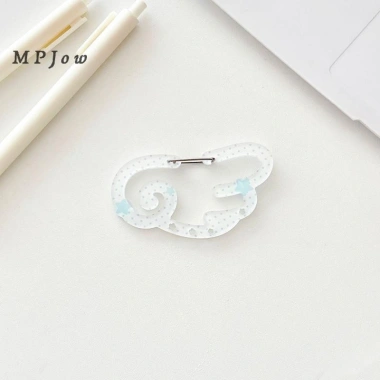 Carabiner Leo Núi MPJow Đa Năng Khóa Acrylic Hình Chấm Bi - Móc Ba Lô, Kẹo Màu 9