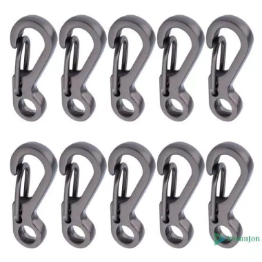 Carabiner Lốc Móc Khóa 10 Cái YosunJon Dụng Cụ Sinh Tồn Leo Núi Ba Lô Giá Ưu Đãi 31.240₫ 7