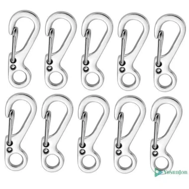 Carabiner Lốc Móc Khóa 10 Cái YosunJon Dụng Cụ Sinh Tồn Leo Núi Ba Lô Giá Ưu Đãi 31.240₫ 9