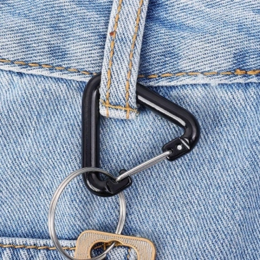 Carabiner tam giác hợp kim nhôm 3 chiếc - Kẹp ba lô đa năng, khóa đi bộ đường dài, móc cắm trại Mini