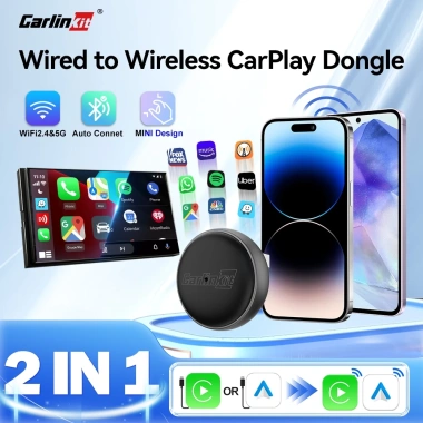 Carlinkit Mini Ultra USB-A CarPlay Android Auto - Chuyển đổi có dây sang không dây, Plug & Play, OTA cập nhật Carlinkit Mini Ultra USB-A CarPlay Android Auto - Chuyển đổi có dây sang không dây, Plug & Play, OTA cập nhật