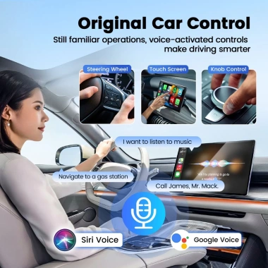 Carlinkit Mini Ultra USB-A CarPlay Android Auto - Chuyển đổi có dây sang không dây, Plug & Play, OTA cập nhật