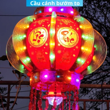 Cầu điện tự xoay 360 độ - Đèn lồng cánh bướm phản quang tự quay 360 độ, bảo hành 12 tháng, giảm giá 235.000₫ 2