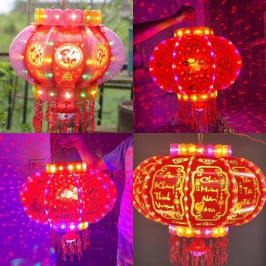 Cầu điện tự xoay 360 độ - Đèn lồng cánh bướm phản quang tự quay 360 độ, bảo hành 12 tháng, giảm giá 235.000₫ 9