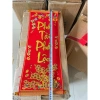 Câu đối đỏ Mai Đào 32x73cm vải nhung - Trang trí Tết Ngày Xuân, ưu đãi 150.000 VND 2