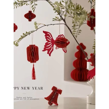 Cầu Giấy Đỏ Đô Decor Noel Tết 2.025 - Giá 11.000₫, giảm giá, lễ hội rực rỡ