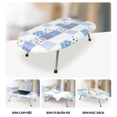 Cầu Là Mini Gấp Gọn - Bàn Đặt Ủi Quần Áo Tiết Kiệm Không Gian, Giá Ưu Đãi 150k