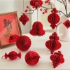 Cầu Treo Đèn Lồng Tổ Ong 8cm - Phụ Kiện Decor Tết, Đám Cưới, Sự Kiện Giá 10.000 VND 2