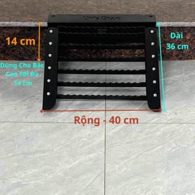 Cầu Xe Lên Bậc Nhà Đa Hướng Xếp Gấp – Chống Trơn Trượt, Không Gian Gọn Gàng, 421.740 VND 8