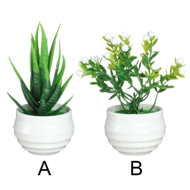 Cây Bonsai Nhân Tạo Mini UFANSM - Trang Trí Bàn Làm Việc, Văn Phòng, Giá Ưu Đãi 35.964 VND 3