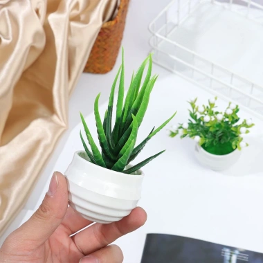 Cây Bonsai Nhân Tạo Mini UFANSM - Trang Trí Bàn Làm Việc, Văn Phòng, Giá Ưu Đãi 35.964 VND 7