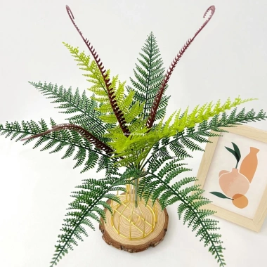 Cây dương xỉ giả cao cấp 99% giống thật, 52cm nhựa, dùng cắm chậu, decor nhà cửa - Giá ưu đãi 53.846₫