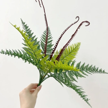Cây dương xỉ giả cao cấp 99% giống thật, 52cm nhựa, dùng cắm chậu, decor nhà cửa - Giá ưu đãi 53.846₫