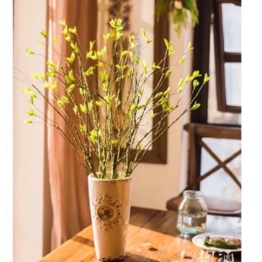 Cây giả Cành Lộc non 1m cao cấp - Trang trí phòng khách sang trọng, đẹp mắt, giá 33.900₫ 3
