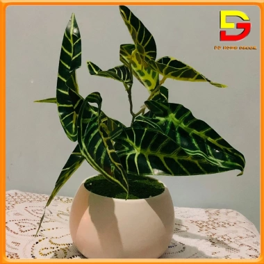 Cây Giả Chậu Cây Cảnh DG-60 – Trang Trí Bàn Làm Việc, Văn Phòng, Nhà Cửa, Giá 182.000₫ 3
