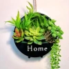Cây giả Cụm sen đá, hoa đá cao su trang trí nội thất nhỏ xinh, giá 18.000 VND 4